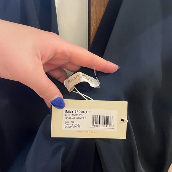 NWT RAMY BROOK IZABELLE PLUNGE ROMPER - Picture 6 of 6